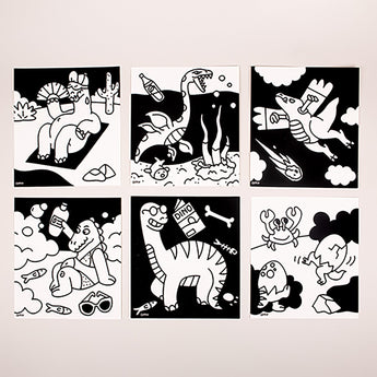 Omy Velvet Colouring Set | Kawaii Themed Creative Art For Kids - My Little Thieves