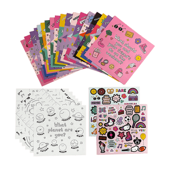 Ooly D.I.Y. Fortune Tellers Set Of 24 Designs | Creative Paper Craft Fun - My Little Thieves