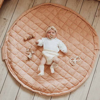 Organic Soft Baby Play Mat and Storage Bag – Fleuri - My Little Thieves