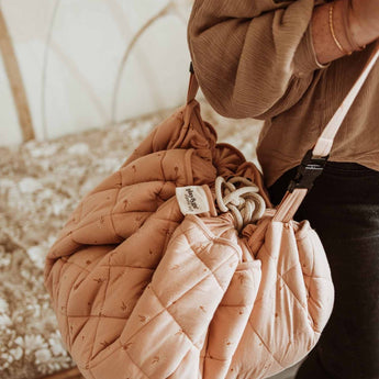 Organic Soft Baby Play Mat and Storage Bag – Fleuri - My Little Thieves