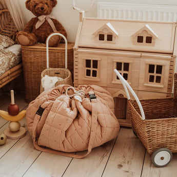 Organic Soft Baby Play Mat and Storage Bag – Fleuri - My Little Thieves