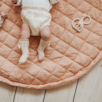Organic Soft Baby Play Mat and Storage Bag – Fleuri - My Little Thieves