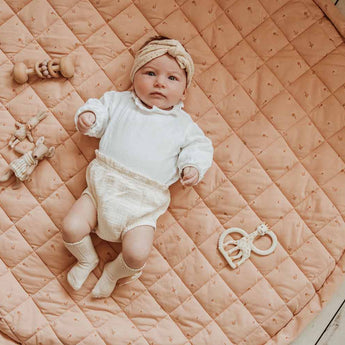 Organic Soft Baby Play Mat and Storage Bag – Fleuri - My Little Thieves