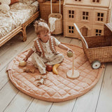 Organic Soft Baby Play Mat and Storage Bag – Fleuri - My Little Thieves