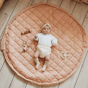 Organic Soft Baby Play Mat and Storage Bag – Fleuri - My Little Thieves