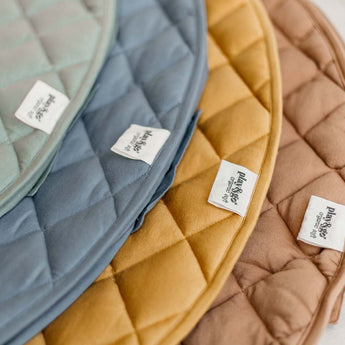 Organic Soft Baby Play Mat and Storage Bag – Tawny Brown - My Little Thieves