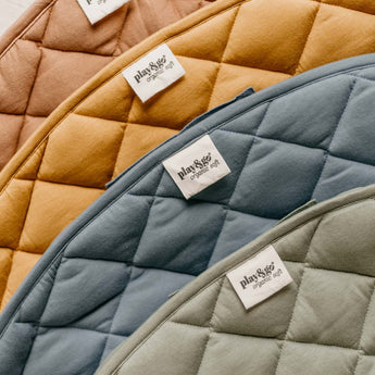 Organic Soft Baby Play Mat and Storage Bag – Tawny Brown - My Little Thieves