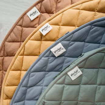 Organic Soft Baby Play Mat and Storage Bag – Tawny Brown - My Little Thieves