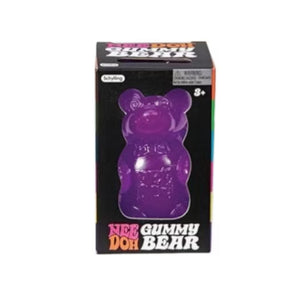 NEE DOH Gummy Bear Squishy Fidget Toy Purple