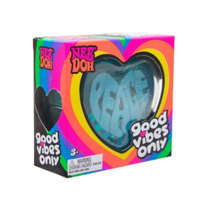NEE DOH Good Vibes Only Squishy Fidget Toy Blue