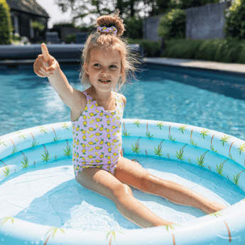 Palm Tree Printed Children's pool 100cm - My Little Thieves