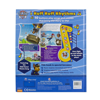 Paw Patrol Deluxe Music Notes Book | Kids Musical - My Little Thieves
