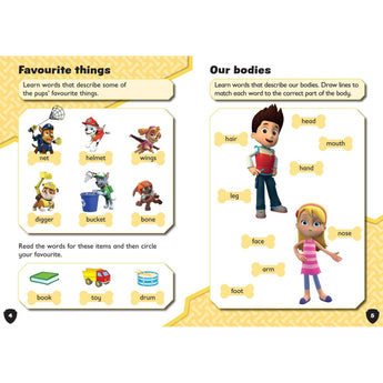 Paw Patrol First 100 Words Activity Book | Kids School - My Little Thieves