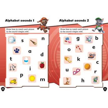 Paw Patrol First Phonics Activity Book | Kids School Prep - My Little Thieves