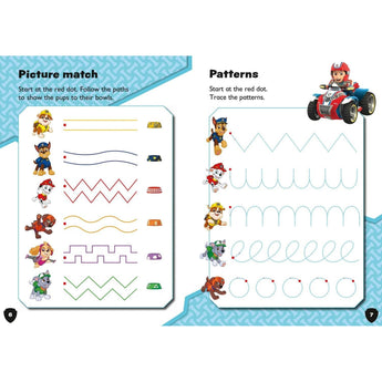 Paw Patrol First Writing Activity Book | Kids School Prep - My Little Thieves
