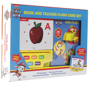 Paw Patrol Lets Learn And Play Book & Flash Card Sound Set - My Little Thieves