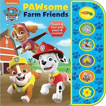 Paw Patrol Pawsome Farm Friends Sound Book | Kids Interactive - My Little Thieves