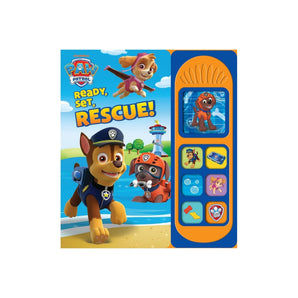 Paw Patrol Ready Set Rescue Sound Book | Kids Interactive - My Little Thieves