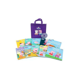 Penguin Books Peppa Pig Purple Bag And Audio Set ” Children's Book For Kids | Pictures Books - My Little Thieves