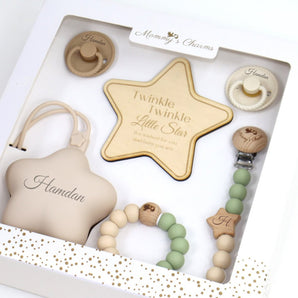 Personalized Baby Gift Set | Ultimate Pacifier Starter Pack - My Little Thieves