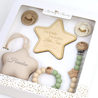 Personalized Baby Gift Set | Ultimate Pacifier Starter Pack - My Little Thieves