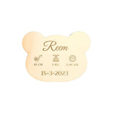 Personalized Birth Stat Wooden Sign for Baby's Nursery - My Little Thieves