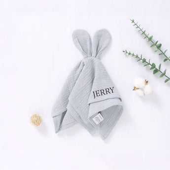 Personalized Bunny Ears Baby Comforter - My Little Thieves