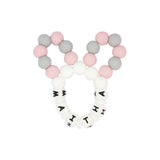 Personalized Bunny Ears Silicone Teether - My Little Thieves