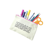 Personalized DIY Pencil Pouch & Markers - My Little Thieves