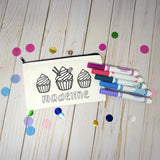Personalized DIY Pencil Pouch & Markers - My Little Thieves