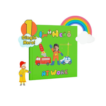 Personalized I'm a Hero at Work Storybook for Kids - Teach Jobs & Responsibility - My Little Thieves