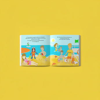 Personalized I'm a Hero Learning to Swim Book - Water Safety Adventure - My Little Thieves