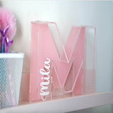 Personalized Letter Piggy Money Bank Box with UV Printed Name - My Little Thieves