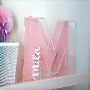 Personalized Letter Piggy Money Bank Box with UV Printed Name - My Little Thieves