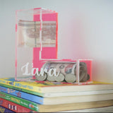 Personalized Letter Piggy Money Bank Box with UV Printed Name - My Little Thieves