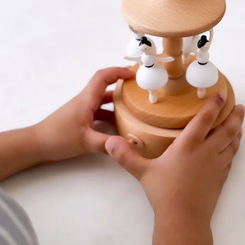 Personalized Wood Music Carousel - My Little Thieves