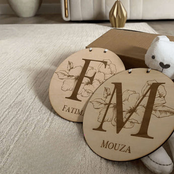 Personalized Wooden Initial Name Sign - My Little Thieves