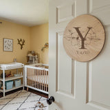 Personalized Wooden Initial Name Sign - My Little Thieves