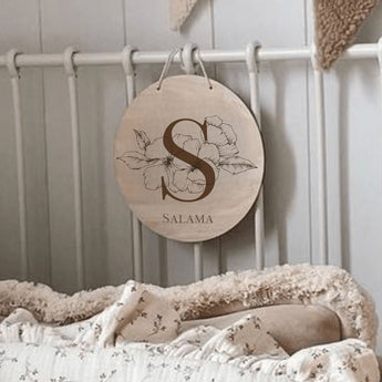 Personalized Wooden Initial Name Sign - My Little Thieves