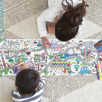 Picturesque Panorama Coloring Book - My Little Thieves