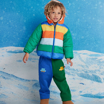 Halcyon Nights Beep Beep Quilted Puffer Jacket lifestyle