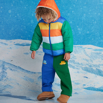 Halcyon Nights Beep Beep Quilted Puffer Jacket lifestyle