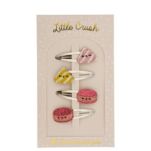 Luciole et Petit Pois Ninon & Coco Clips Gift Pouch Set - Candy