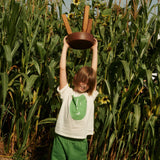 Potato Face Kid’s T-shirt - Beige - My Little Thieves