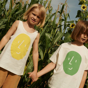 Potato Face Kid’s T-shirt - Beige - My Little Thieves