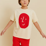 Potato Face Kid’s T-shirt - Light Yellow - My Little Thieves