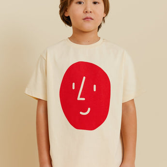Potato Face Kid’s T-shirt - Light Yellow - My Little Thieves