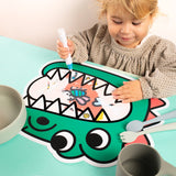 Reusable Magic Water Placemats – Fun & Mess - Free Coloring for Kids - My Little Thieves