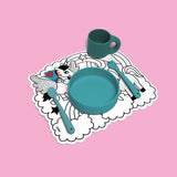 Reusable Magic Water Placemats – Fun & Mess - Free Coloring for Kids - My Little Thieves