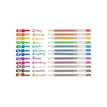 Scented and Glitter Gel Pens - Set - My Little Thieves